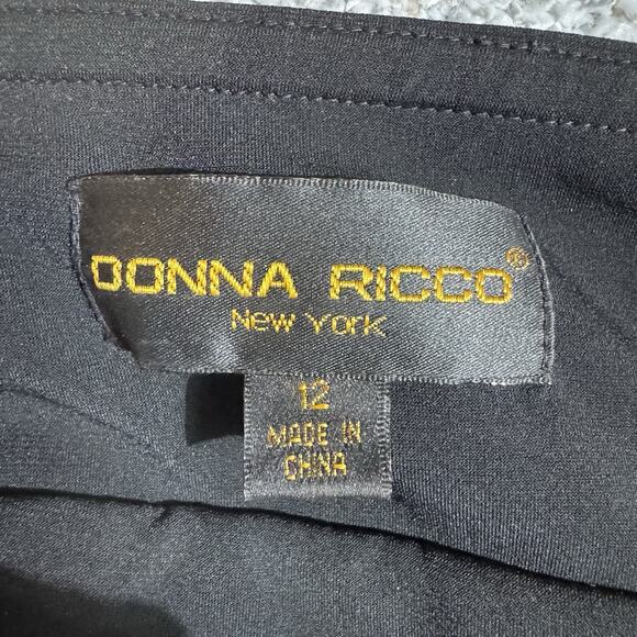 Donna Ricco Size 12 Maxi Dress Evening Wear Romantic Flowy Chic Gala Grecian - Picture 7 of 7